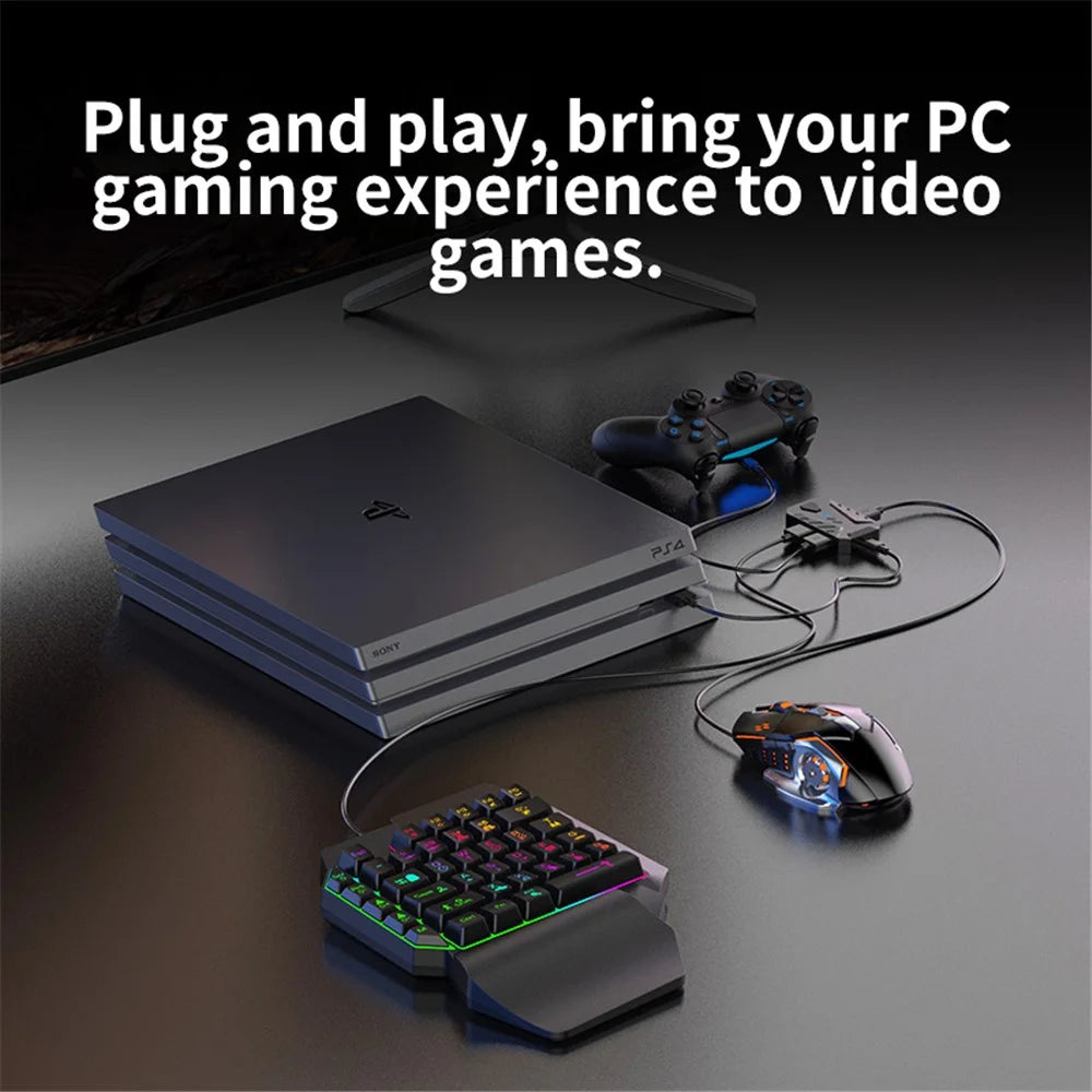GAMWING MIX Master 7-in-1 Keyboard and Mouse Console Controller Converter Adapter for PS3 / PS5 / Xbox One / Switch Operation - 5