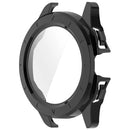 For Xiaomi Watch S4 Sport Watch Case Hard PC Cover with Tempered Glass Screen Film - Black - 3