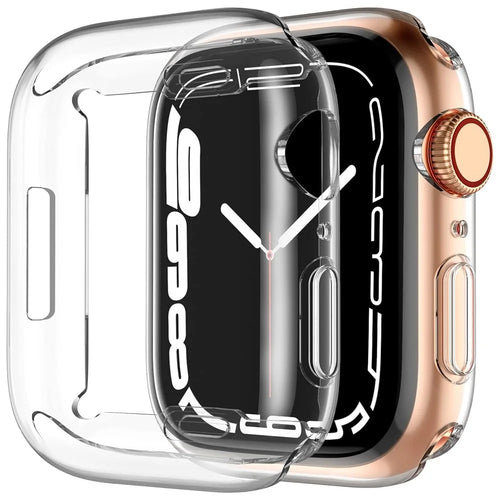 For Apple Watch Series 11 / 10 46mm Transparent Watch Case Quick Release TPU Cover Smart Watch Protective Case - 1