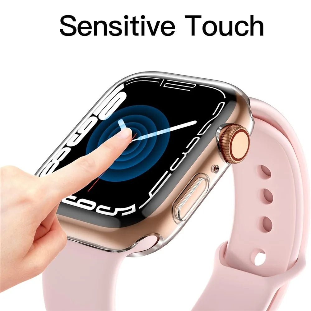 For Apple Watch Series 11 / 10 46mm Transparent Watch Case Quick Release TPU Cover Smart Watch Protective Case - 2
