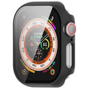 For Apple Watch Series 11 / 10 46mm Watch Case Hard PC Cover with Tempered Glass Screen Film - Black - 5