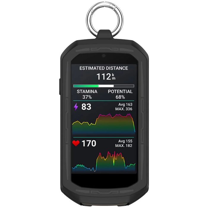 Silicone Case for Garmin Edge 1050 Bike Computer Full Cover Protective Cover with Spring Buckle - Black - 1