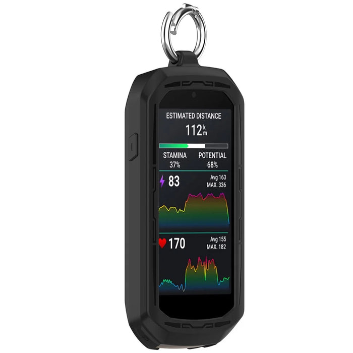 Silicone Case for Garmin Edge 1050 Bike Computer Full Cover Protective Cover with Spring Buckle - Black - 2