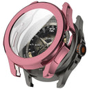 For Xiaomi Watch S4 Sport TPU Watch Case Electroplating Overall Protective Cover Built-In Screen Film - Pink - 1