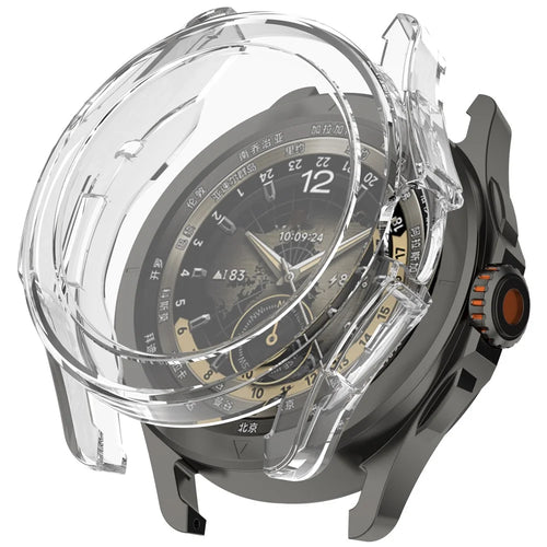 For Xiaomi Watch S4 Sport TPU Watch Case Electroplating Overall Protective Cover Built-In Screen Film - Transparent - 1