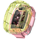 For Huawei Children's Watch 5 Pro Case Half Cover TPU Protective Frame - Transparent Green - 1