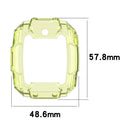 For Huawei Children's Watch 5 Pro Case Half Cover TPU Protective Frame - Transparent Green - 7