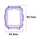 For Huawei Children's Watch 4 Pro Watch Case Half-Cover TPU Protective Cover - Transparent Blue - 7