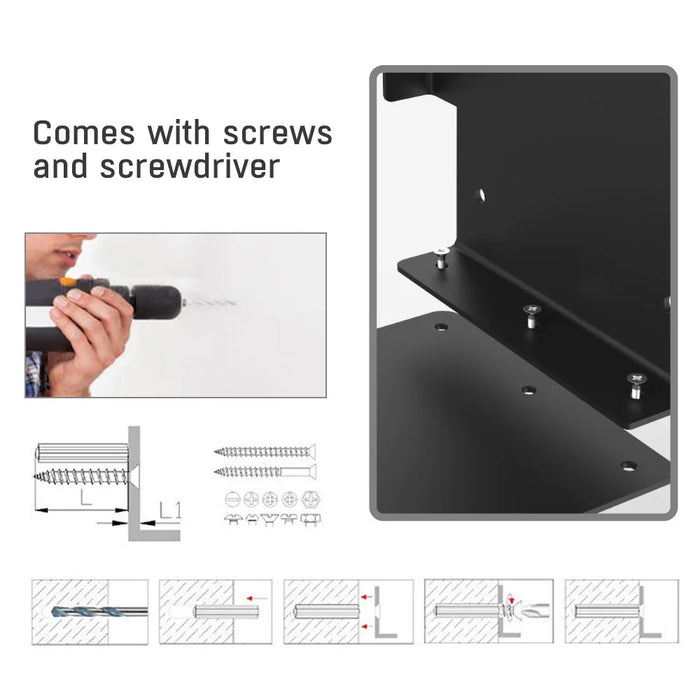 JYS-X136 Wall Bracket Storage Rack for Xbox Series X S Game Console - 6
