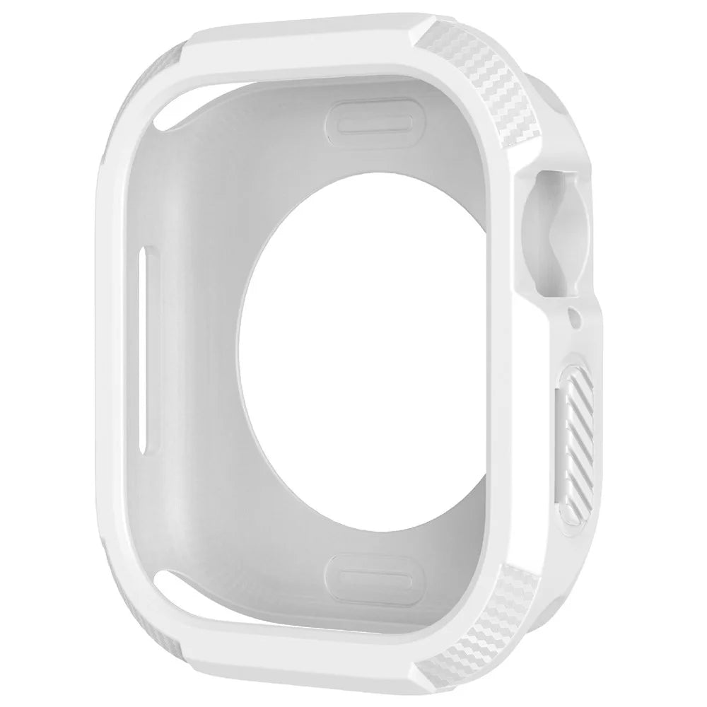 For Apple Watch Series 11 / 10 42mm Protective Cover Rugged TPU Watch Case - White - 1