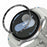 Type E for Samsung Galaxy Watch7 40mm Bezel Ring Metal Bezel Styling Dial Circle - Black / White Characters - 1