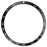 Type E for Samsung Galaxy Watch7 40mm Bezel Ring Metal Bezel Styling Dial Circle - Black / White Characters - 2
