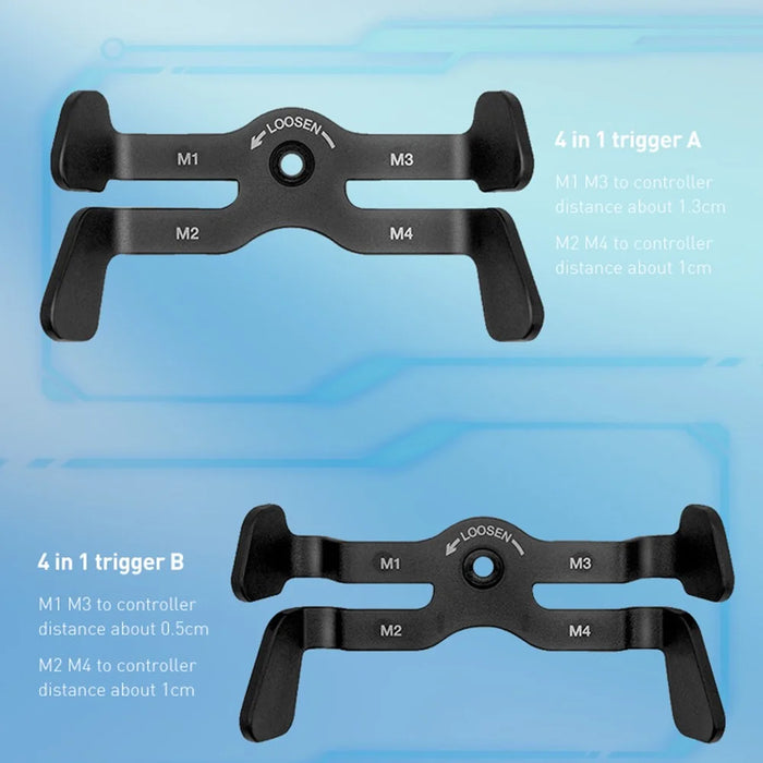 DATA FROG 4-in-1 Trigger A / B for Xbox One S X / Xbox Series S X Game Controller with Data Cable Set - 4
