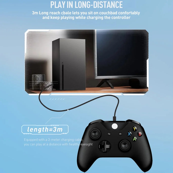 DATA FROG 4-in-1 Trigger A / B for Xbox One S X / Xbox Series S X Game Controller with Data Cable Set - 5