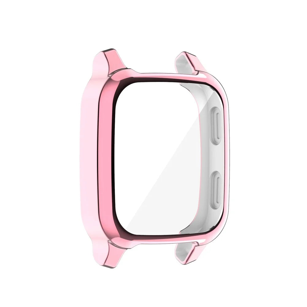 Electroplating TPU Smart Watch Protective Case for Garmin Venu Sq - Pink - 3