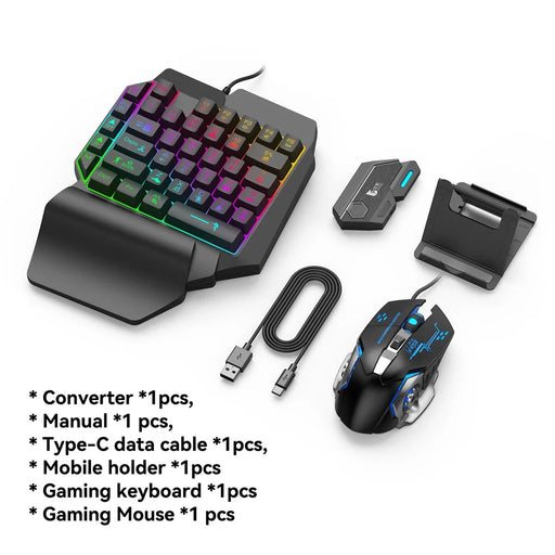 GAMWING Mix SE Converter + Keyboard + Mouse + Phone Holder Combo Pack for Mobile Phone Games - 2