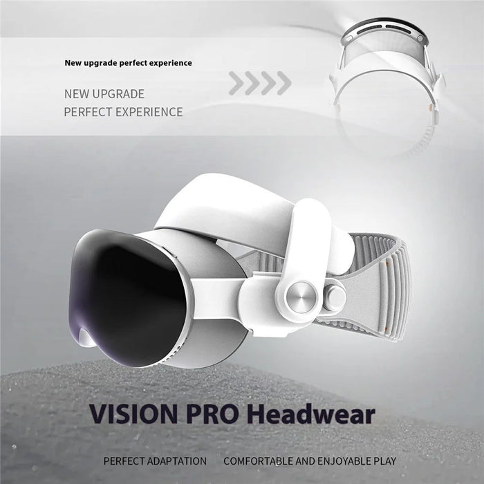 WOLMTT Adjustable Head Mount for Apple Vision Pro, 45-Degree Rotatable VR Headset Accessory - 2