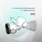 WOLMTT Adjustable Head Mount for Apple Vision Pro, 45-Degree Rotatable VR Headset Accessory - 3