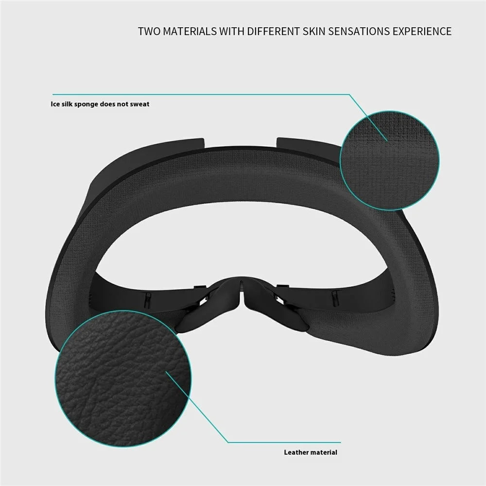 WOLMTT For Meta Quest 3 Facial Interface Adjustable Face Cover Pad VR Accessories - Ice Sponge - 3