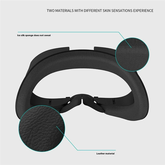 WOLMTT For Meta Quest 3 Facial Interface Adjustable Face Cover Pad VR Accessories - Ice Sponge - 3