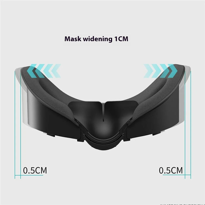 WOLMTT For Meta Quest 3 Facial Interface Adjustable Face Cover Pad VR Accessories - Ice Sponge - 4