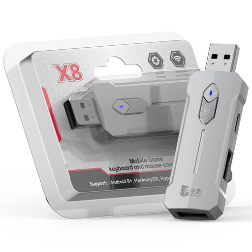 GAMWING X8 Mobile Phone Game Adapter Converter Combo Set with Keyboard, Mouse, Phone Holder - 2