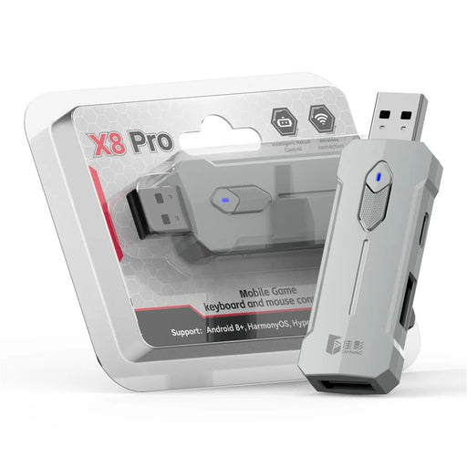 GAMWING X8 Pro Mobile Phone Game Converter AI Recoil Control Game Adapter Set with Keyboard, Mouse, Holder - 2