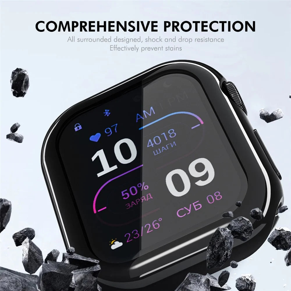 ENKAY HAT PRINCE For Apple Watch Series 11 / 10 46mm TPU Watch Case   Electroplating Watch Cover with Screen Protector - Pink - 4
