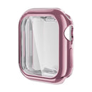 ENKAY HAT PRINCE For Apple Watch Series 11 / 10 42mm TPU Watch Case   Electroplating Watch Cover with Screen Protector - Pink - 1
