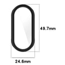 ENKAY HAT PRINCE For Xiaomi Smart Band 9 / 9 NFC TPU Watch Case   Electroplating Watch Cover with Screen Protector - Pink - 6