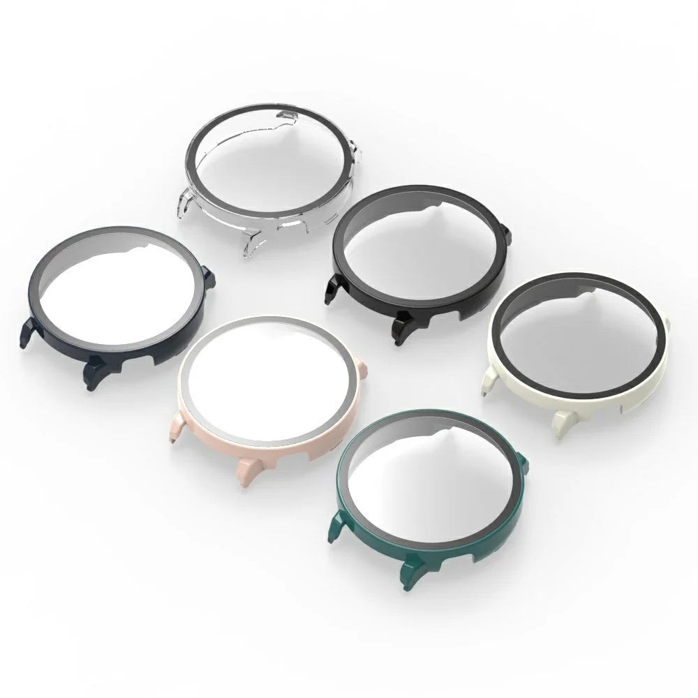 For Huawei Watch GT 5 41mm Watch Case Hard PC Cover with Tempered Glass Screen Film - Transparent - 4