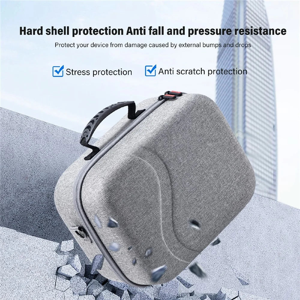STARTRC GAMES For Meta Quest 3S Carrying Case Square Large Capacity Storage Bag - Grey - 6
