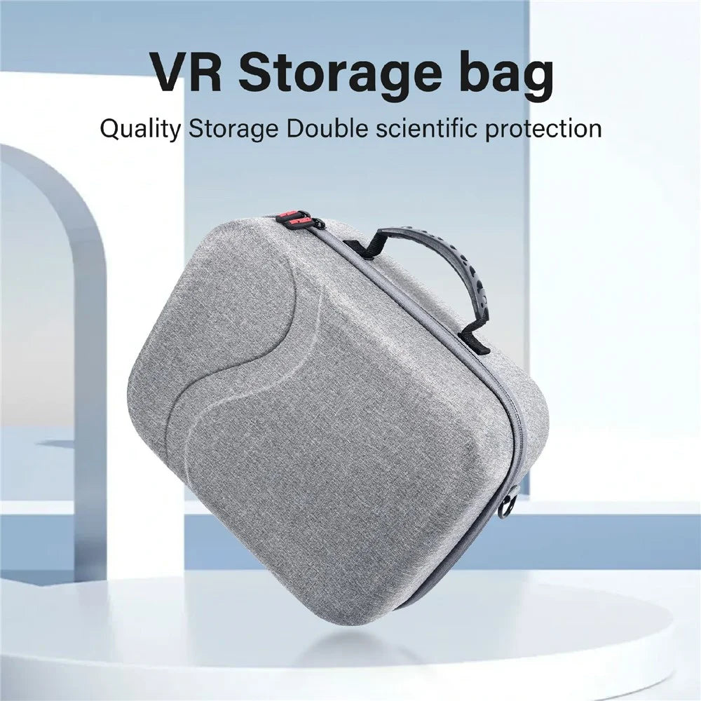 STARTRC GAMES For Meta Quest 3S Carrying Case Square Large Capacity Storage Bag - Grey - 7
