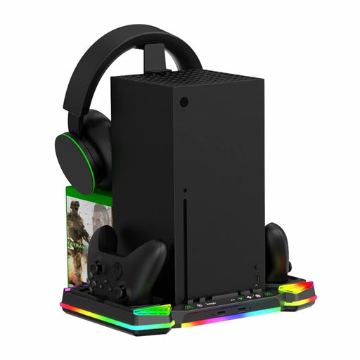 IPEGA PG-XBX025S For Xbox Series X Charging Dock RGB Light Cooling Stand Headset Hanger - 2