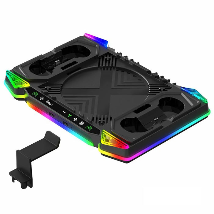 IPEGA PG-XBX025S For Xbox Series X Charging Dock RGB Light Cooling Stand Headset Hanger - 4