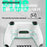 DATA FROG For Sony PlayStation 5 Controller Back Paddles Back Button Attachment Programmable 4-Key Mapping Gamepad Extender Key - White - 5