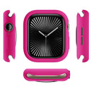 For Apple Watch Series 11 / 10 42mm Case Half Wrapped Soft TPU Protective Watch Cover - Hot Pink - 3