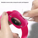 For Apple Watch Series 11 / 10 42mm Case Half Wrapped Soft TPU Protective Watch Cover - Hot Pink - 6