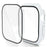 For Apple Watch Series 11 / 10 42mm Case Hard PC Watch Cover with Tempered Glass Screen Protector - White - 1