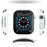 For Apple Watch Series 11 / 10 42mm Case Hard PC Watch Cover with Tempered Glass Screen Protector - White - 4