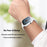 For Apple Watch Series 11 / 10 42mm Case Hard PC Watch Cover with Tempered Glass Screen Protector - White - 7
