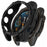 For Garmin Fenix 8 47mm TPU Watch Case Anti-Scratch Hollow Watch Frame Cover - Black - 1