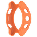 For Garmin Fenix E 47mm TPU Watch Case Anti-Scratch Hollow Watch Frame Cover - Orange - 3