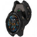 For Garmin Fenix 8 43mm TPU Watch Case Anti-Scratch Hollow Watch Frame Cover - Black - 2