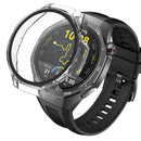 For Huawei Watch GT 5 Pro 46mm Watch Case Hard PC Cover with Tempered Glass Screen Film - Transparent - 2