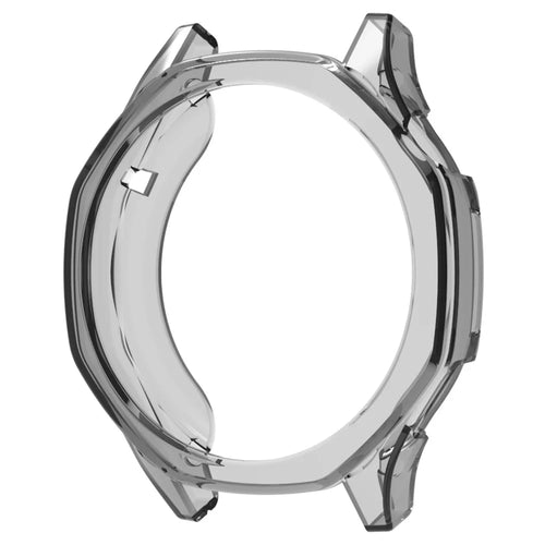 For Huawei Watch GT 5 46mm Watch Case Half Guard TPU Protective Watch Case Cover - Transparent Black - 1