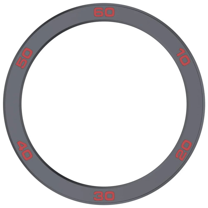 For Nothing CMF Watch Pro 2 Watch Bezel with Screen Film Watch Frame Metal Ring Cover - Grey / Red - 4
