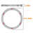 For Nothing CMF Watch Pro 2 Watch Bezel with Screen Film Watch Frame Metal Ring Cover - Grey / Red - 6