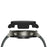 Rubberized PC Case Frame with Tempered Glass Screen Protector for Huawei Watch GT 2 Pro - Black - 4