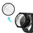 Rubberized PC Case Frame with Tempered Glass Screen Protector for Huawei Watch GT 2 Pro - Black - 7